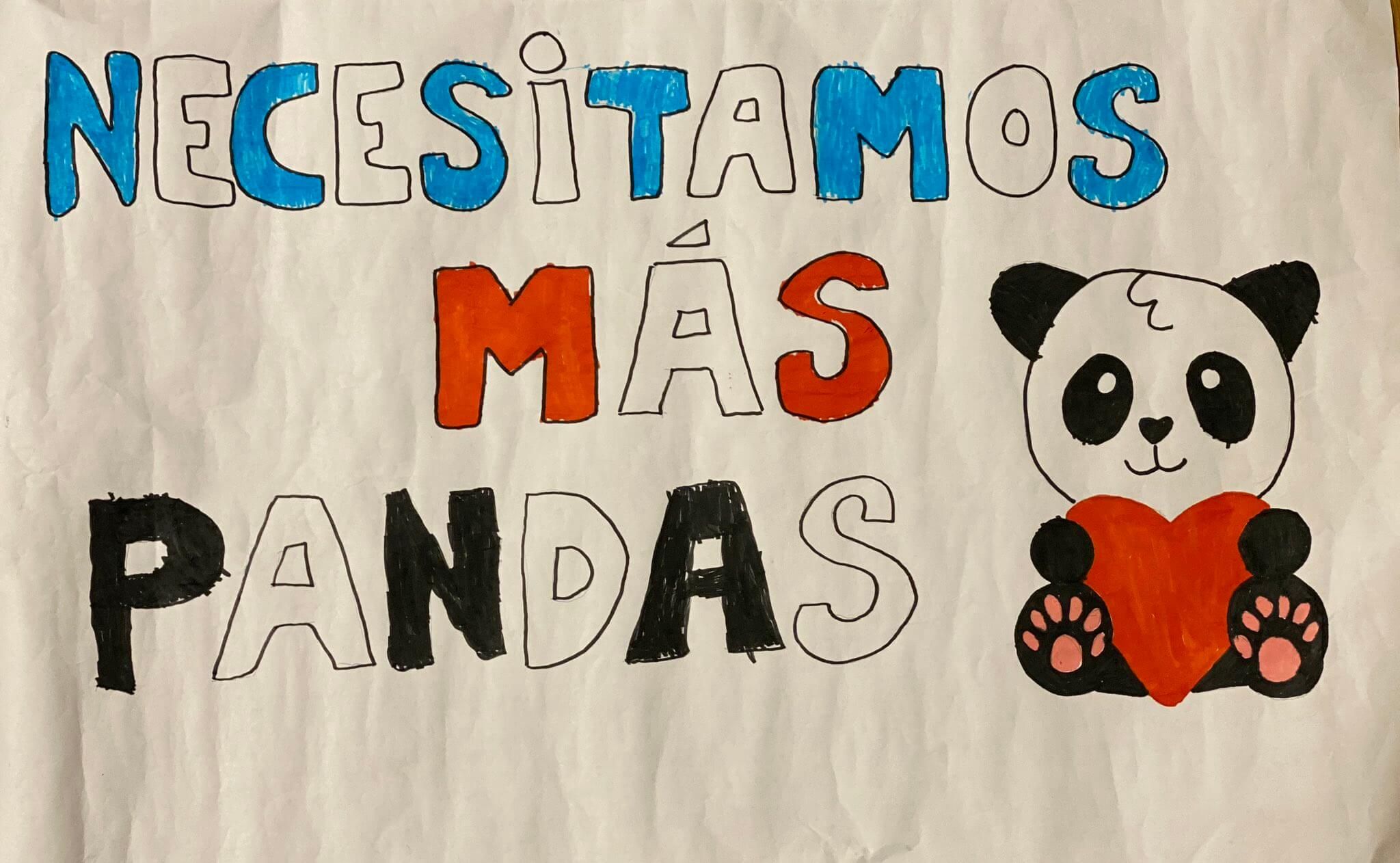 Cartel en apoyo a Borja Iglesias.