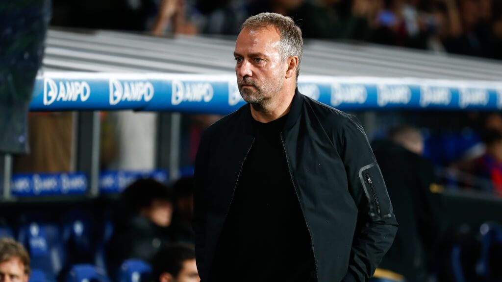  Hansi Flick en el Reale Arena (Europa Press)