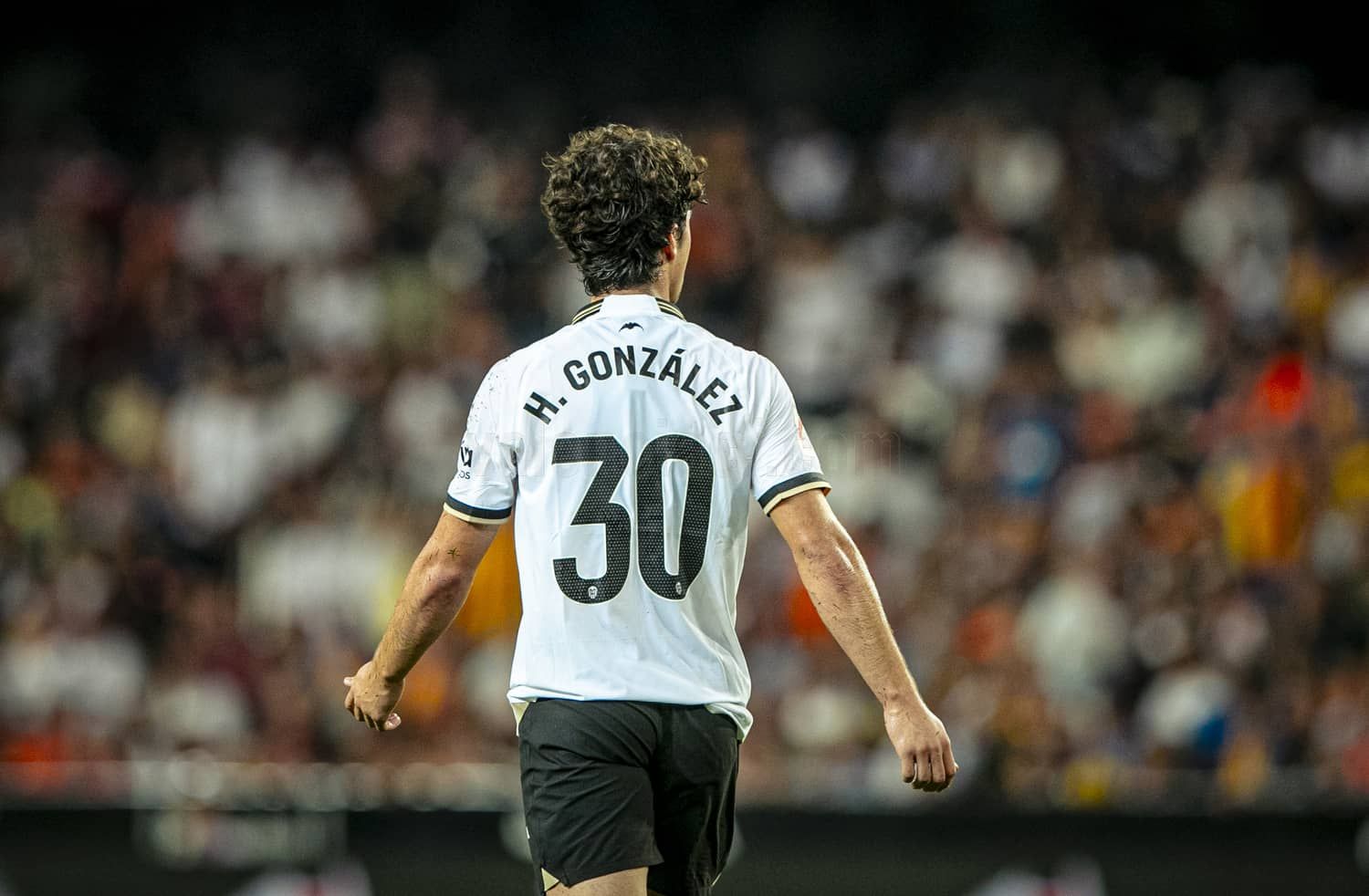 Hugo González debuta con el Valencia CF.