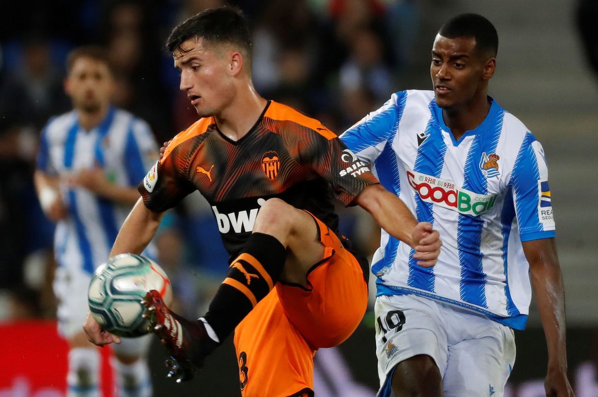  Hugo Guillamón, en su debut oficial con el Valencia CF.