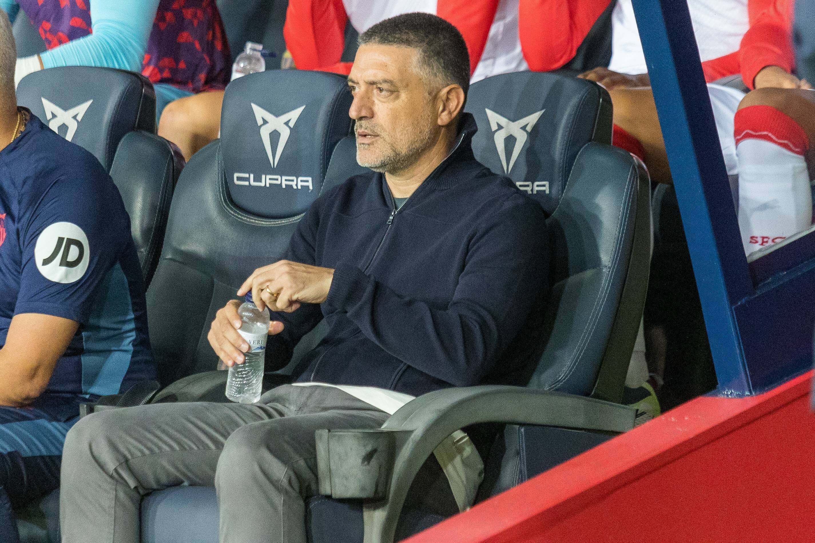  García Pimienta, ante el Barça.