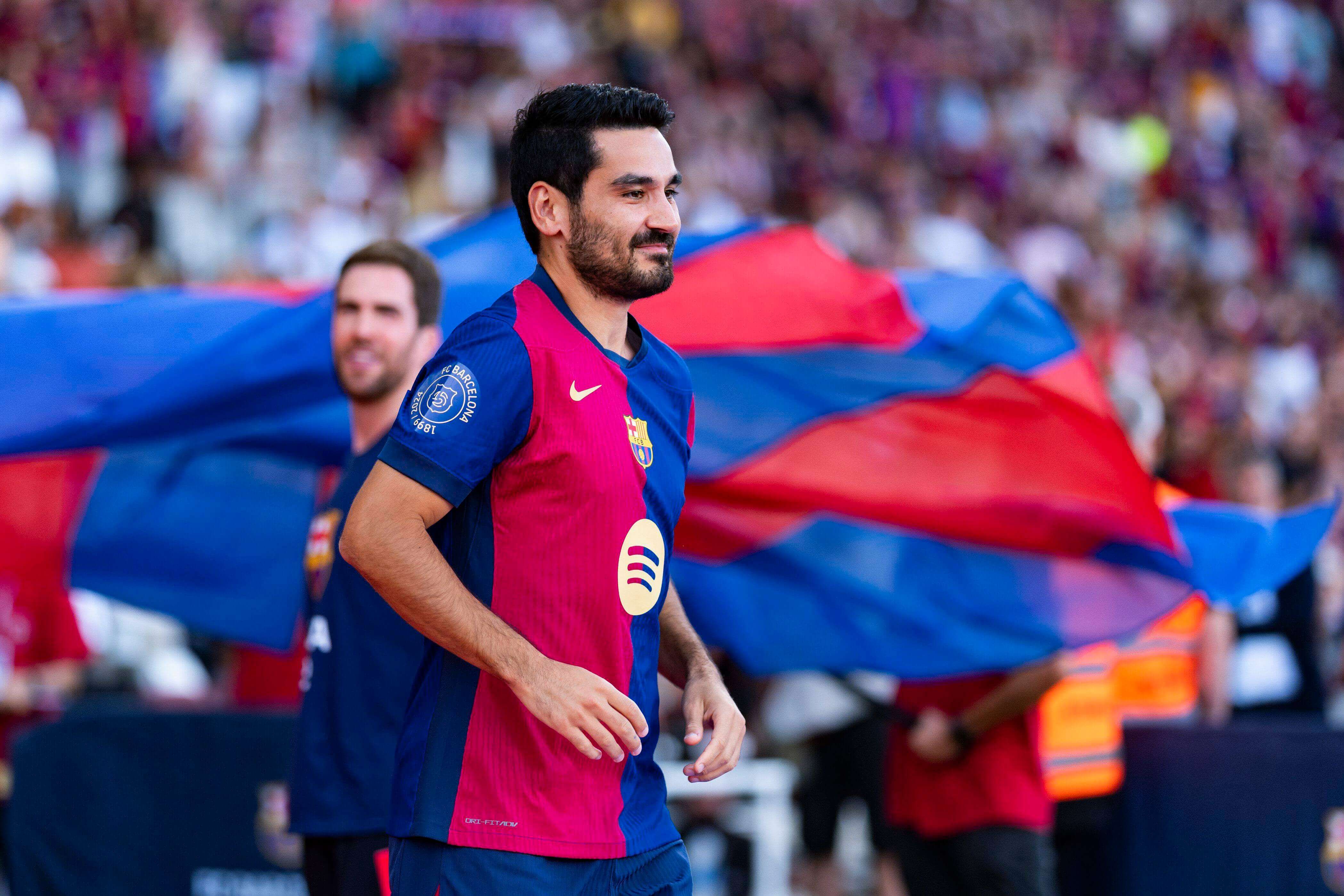  Ilkay Gündogan, con el Barça durante el Gamper.