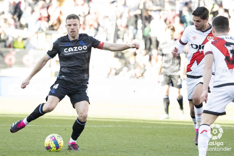  Illarramendi, durante el Rayo-Real Sociedad de la pasada temporada.