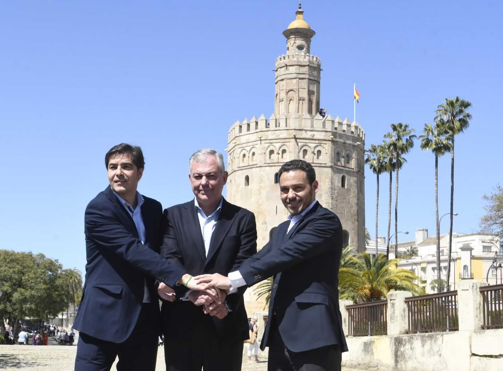  Ángel Haro, José Luis Sanz y Del Nido Carrasco.