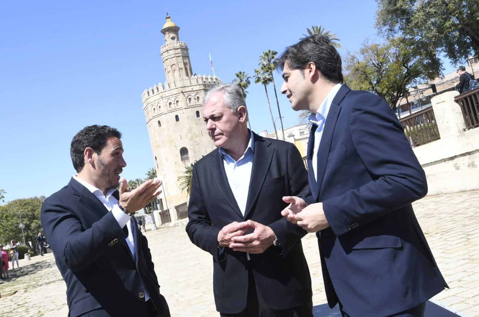  Ángel Haro, José Luis Sanz y Del Nido Carrasco.