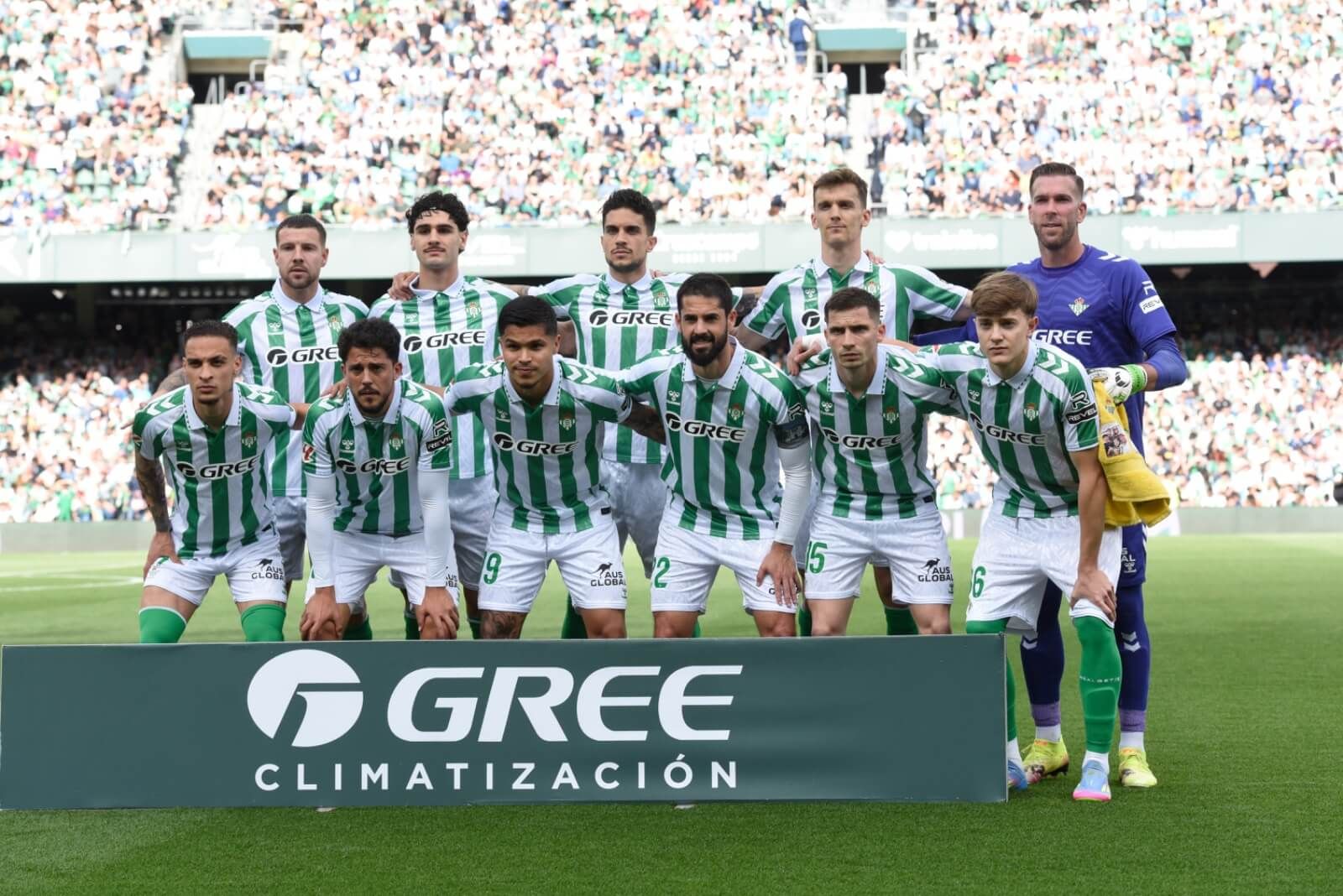  El once del Betis ante el Villarreal.