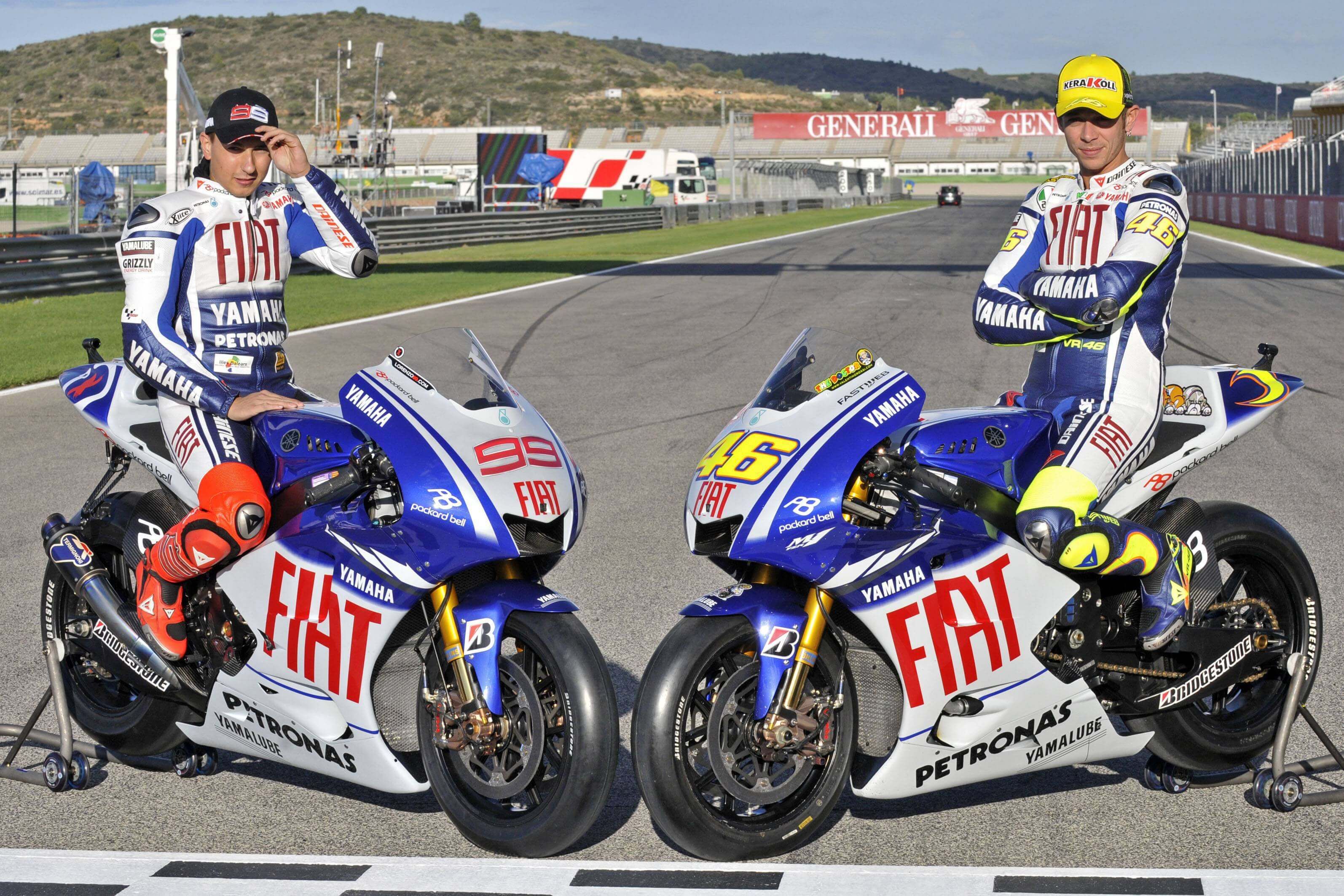  Valentino Rossi y Jorge Lorenzo compartieron equipo durante seis años (Cordon Press)