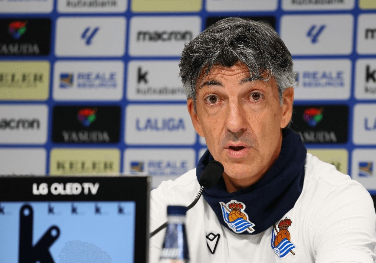  Imanol Alguacil, en sala de prensa.