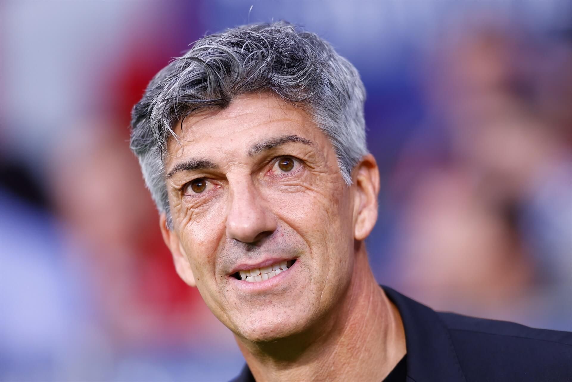  Imanol Alguacil, antes del Atlético de Madrid-Real Sociedad.