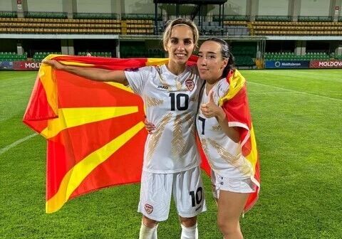 Andonova fue protagonista en este reciente parón internacional con Macedonia del Norte.