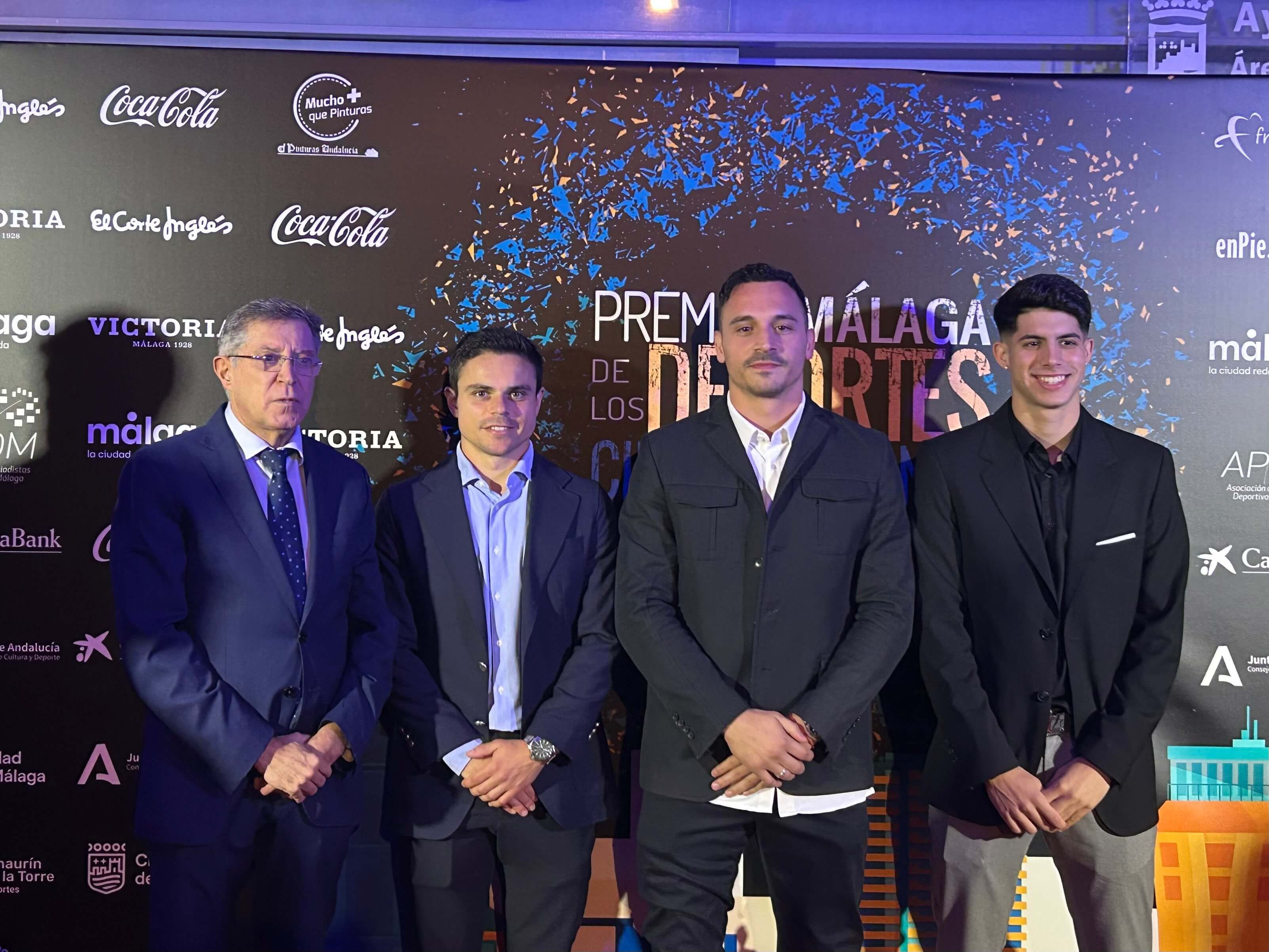 Sangalli, Herrero y Antonio Cordero, en la gala de la APDM.