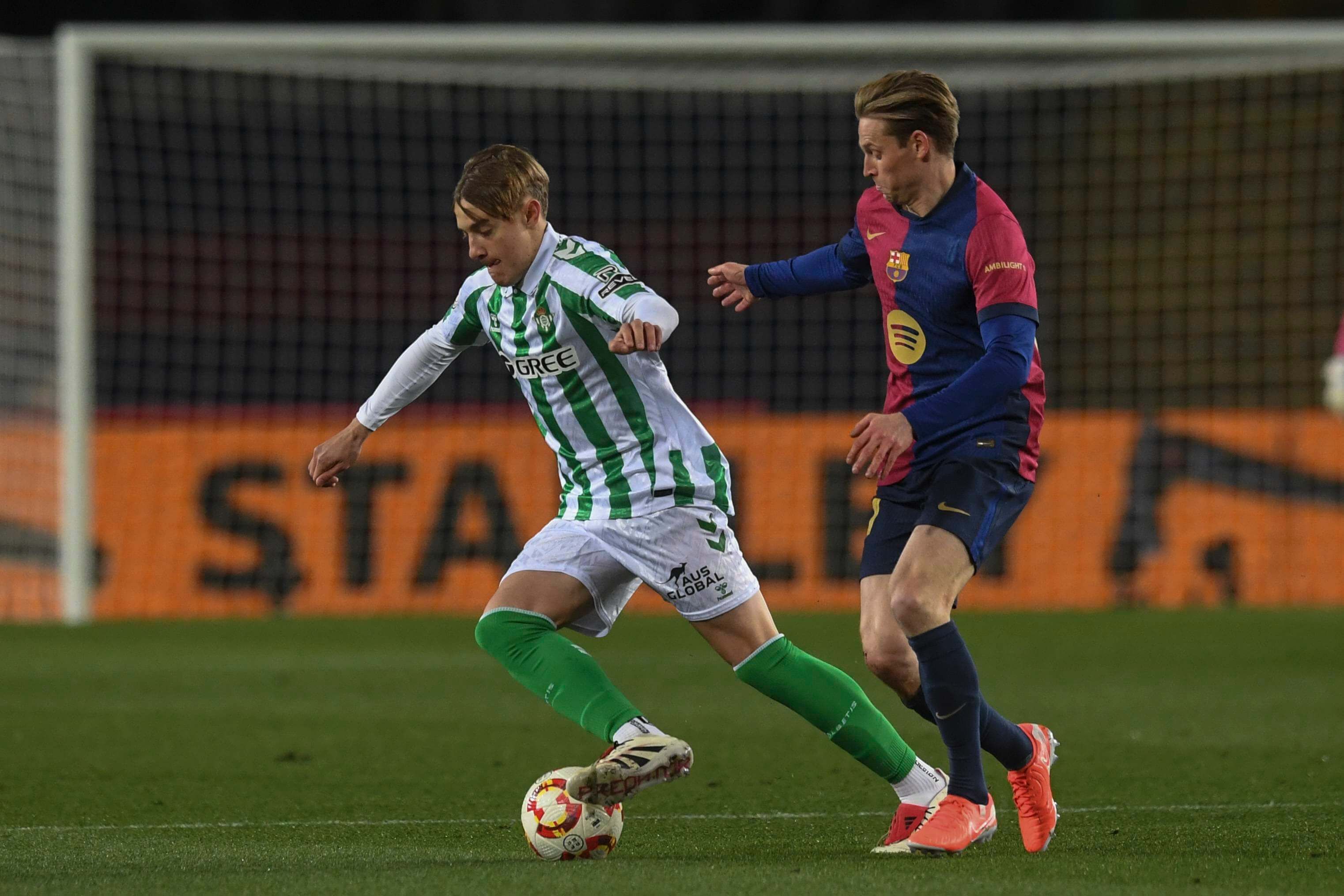  Jesús Rodríguez, ante el FC Barcelona en la Copa del Rey.