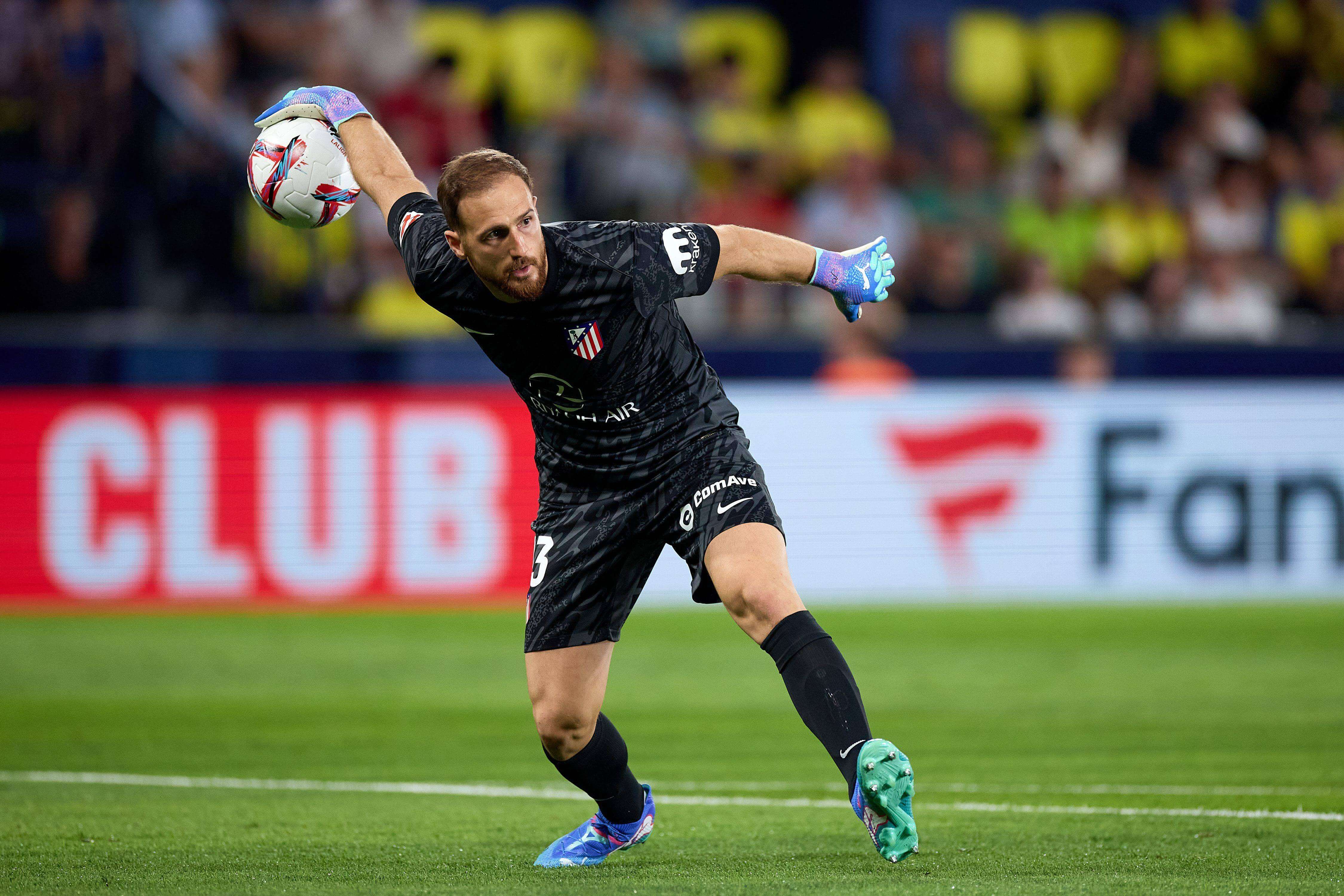  Jan Oblak, en un partido con el Atlético de Madrid.