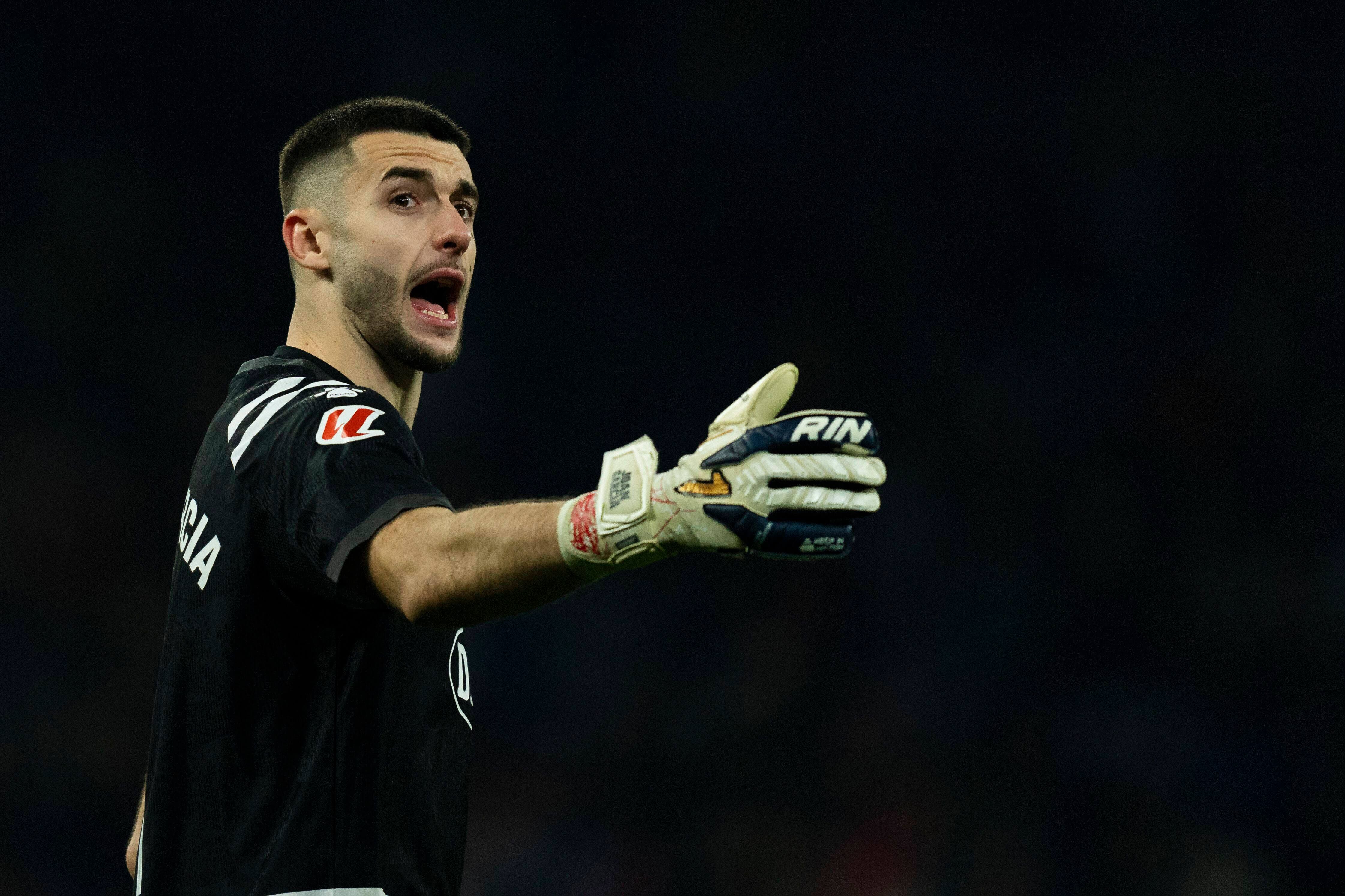 Joan García, en un partido del Espanyol.