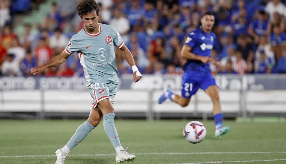 Joao Félix, en el amistoso del Atlético ante el Getafe.