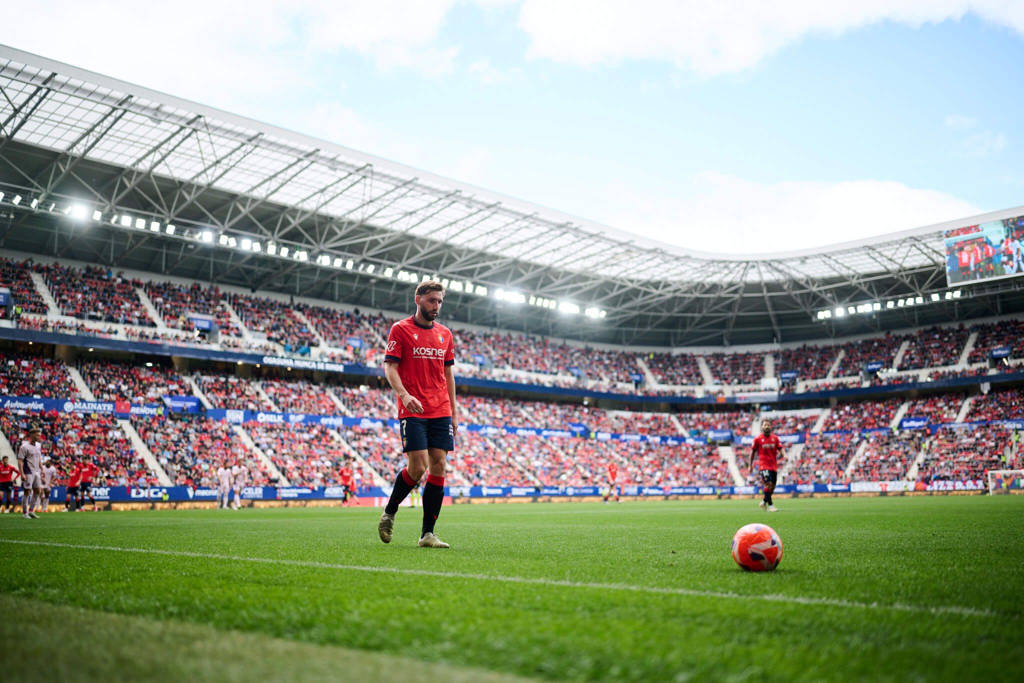  Jon Moncayola, en un partido con Osasuna.