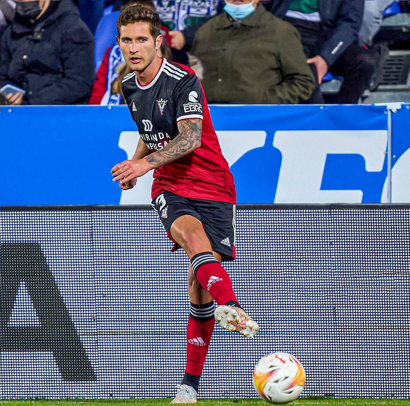  Jorge Sáenz con el Mirandés