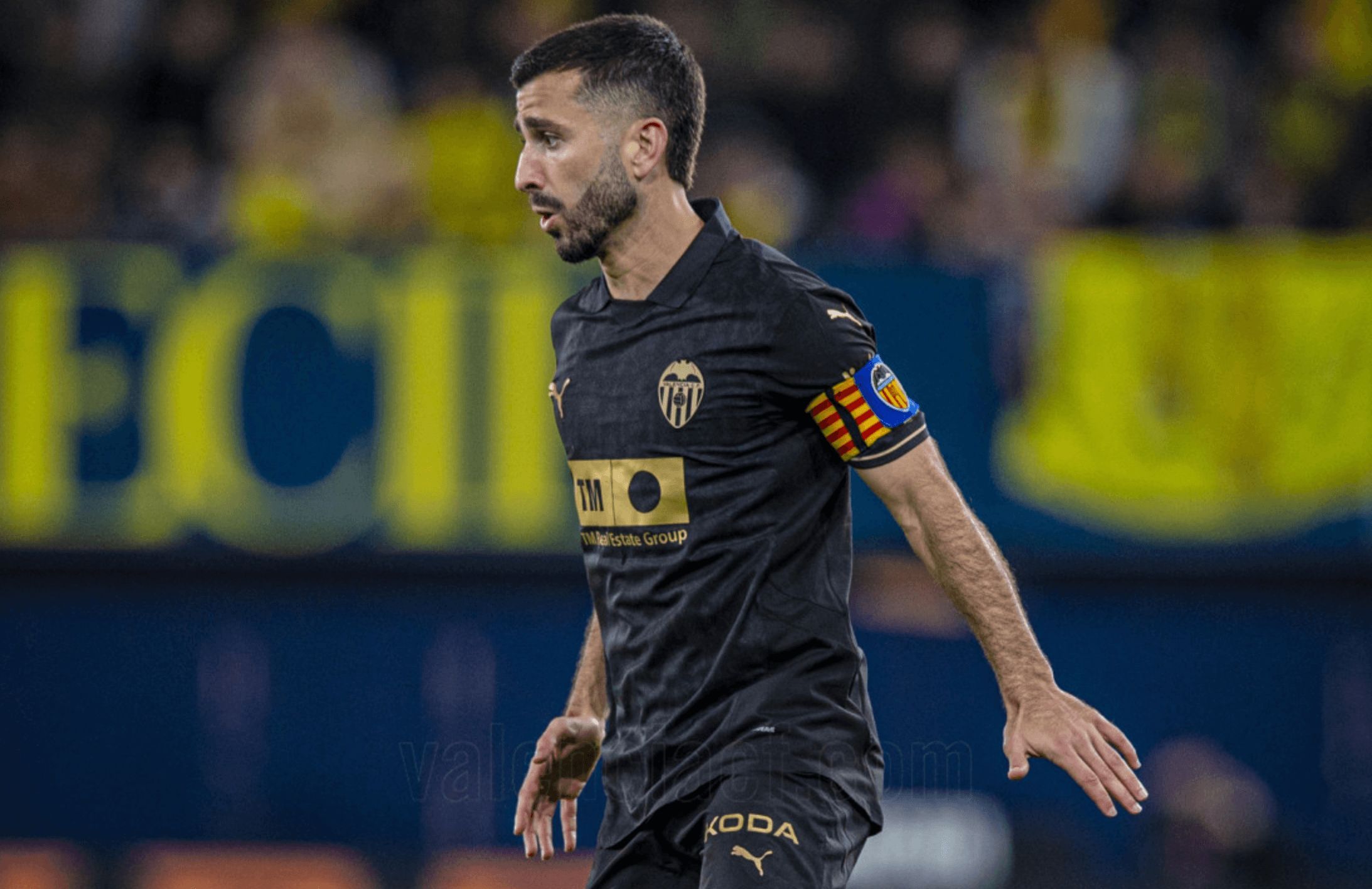  José Luis Gayà, ante el Villarreal CF.