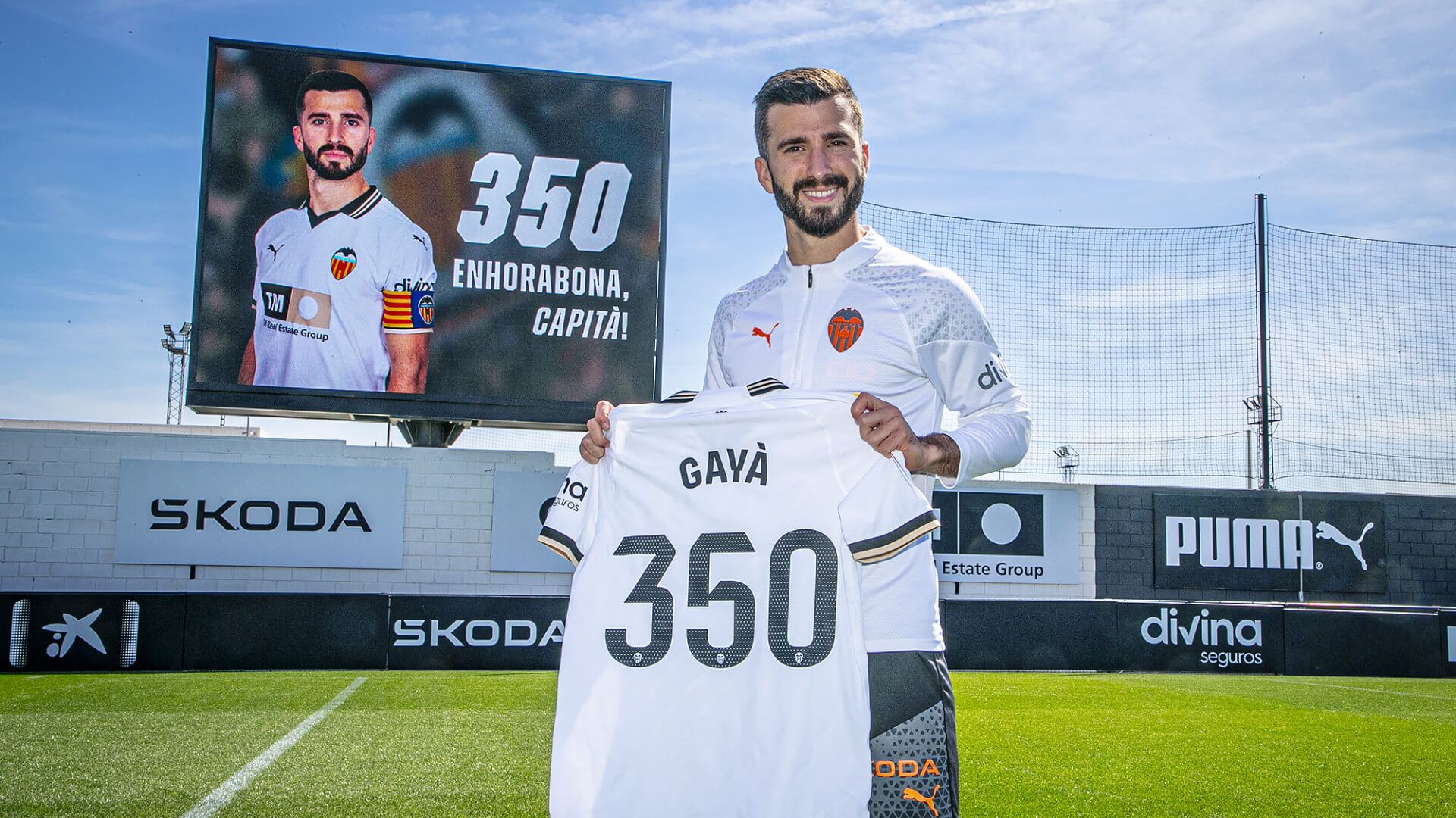  José Luis Gayà cuando cumplió 350 partidos