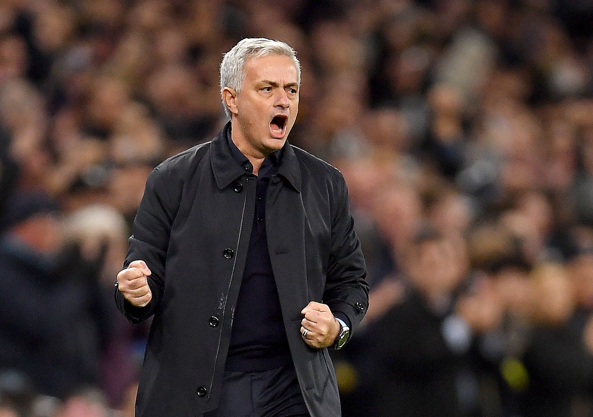  Jose Mourinho, durante un partido.