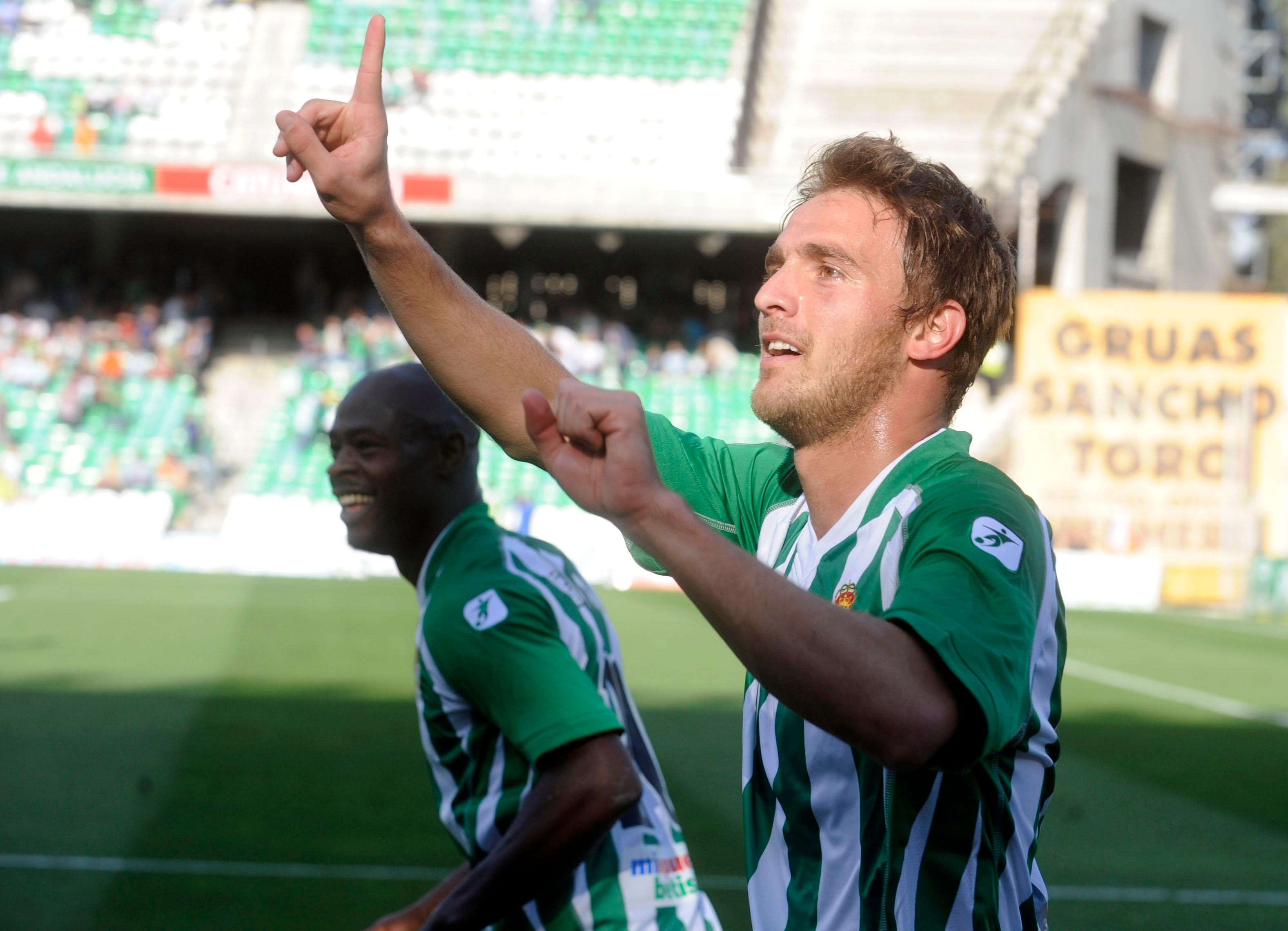  Juan Pablo Caffa, en el Betis.