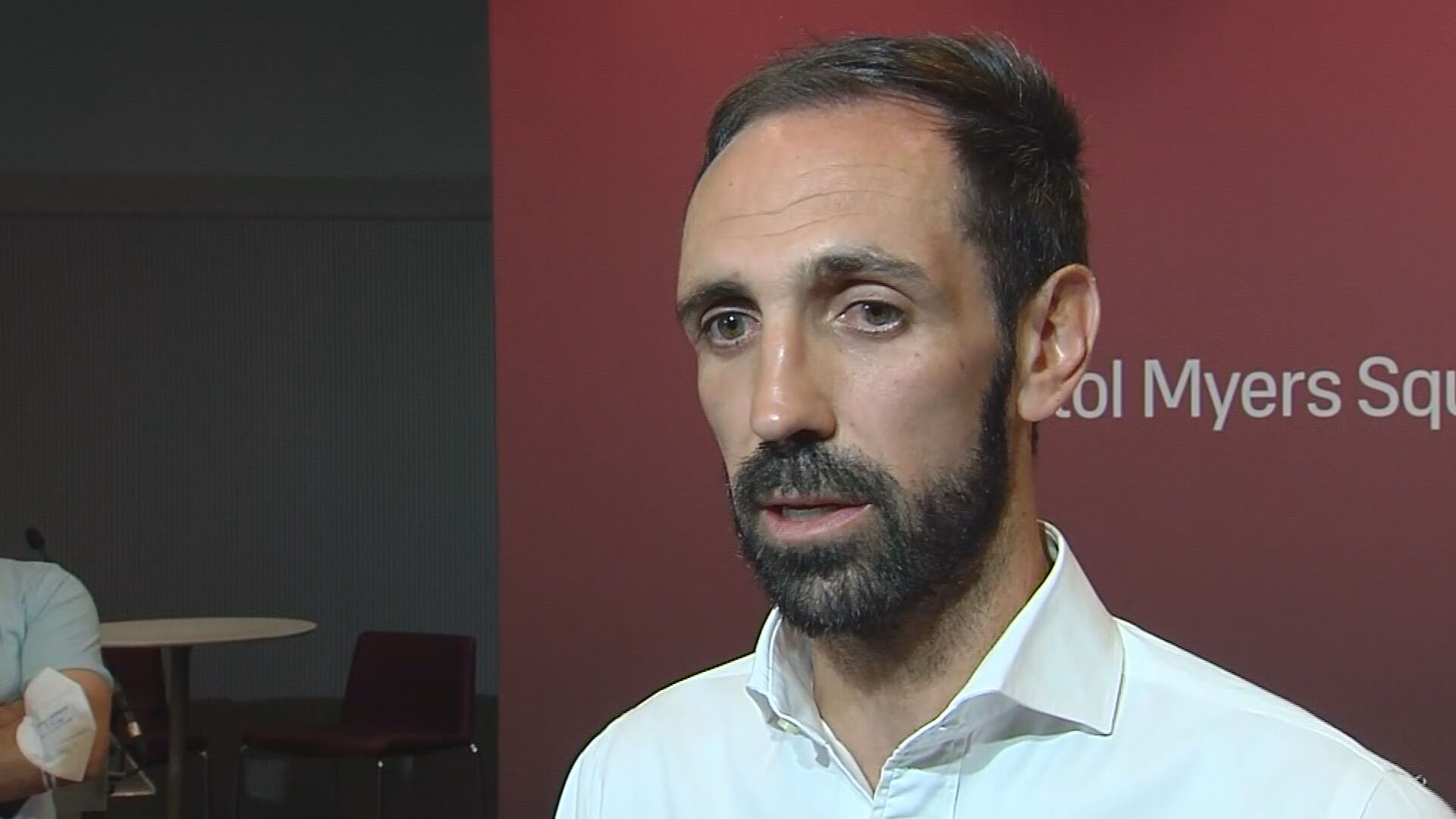  Juanfran Torres, durante una entrevista.