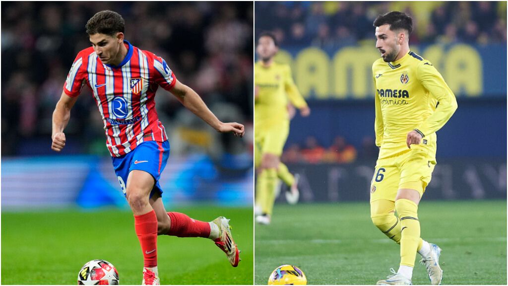 Fotomontaje de Julián Álvarez (izquierda) y Álex Baena (derecha) (Fuente: Cordon Press)