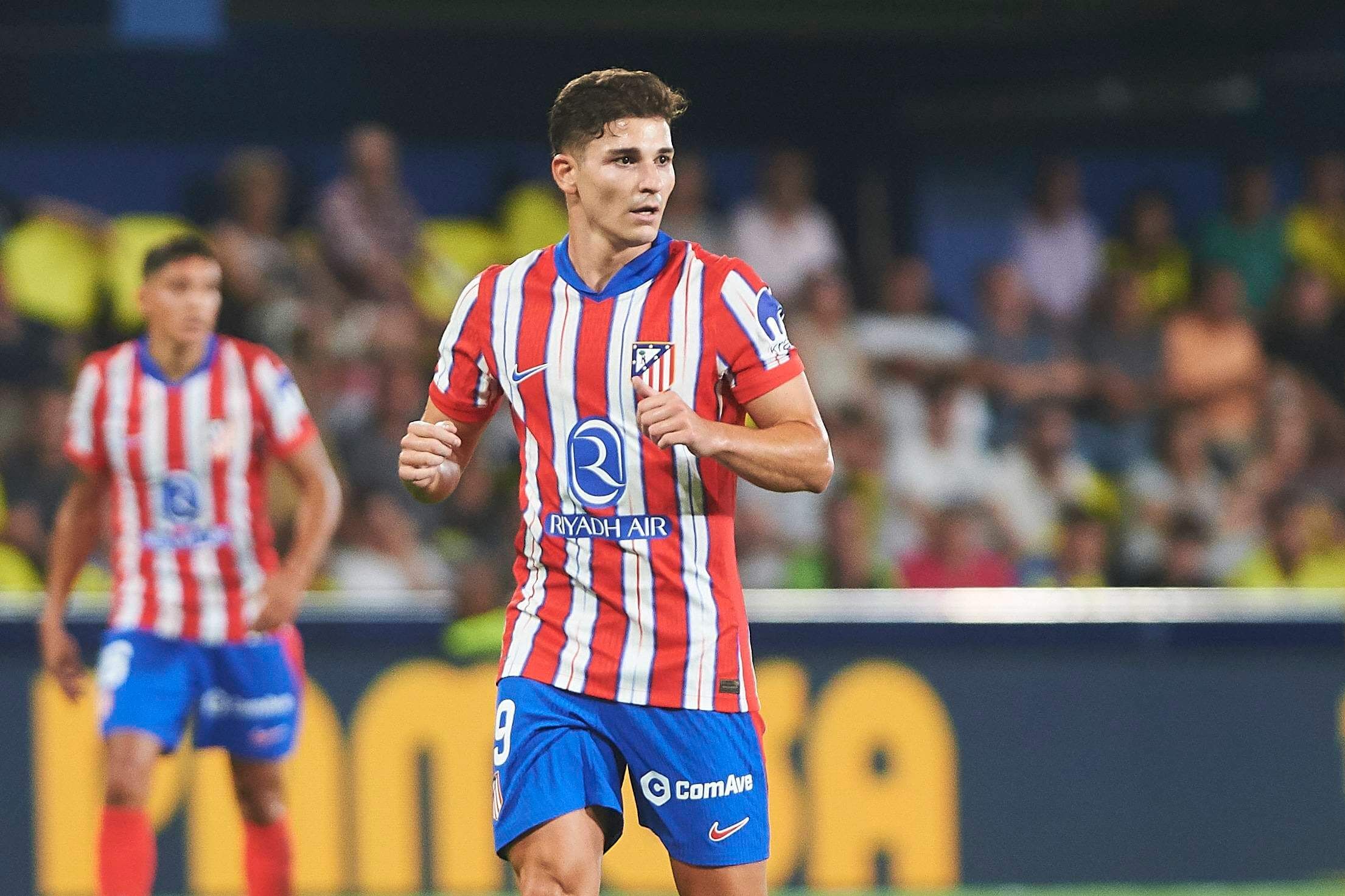  Julián Álvarez, durante el Villarreal-Atlético de Madrid.