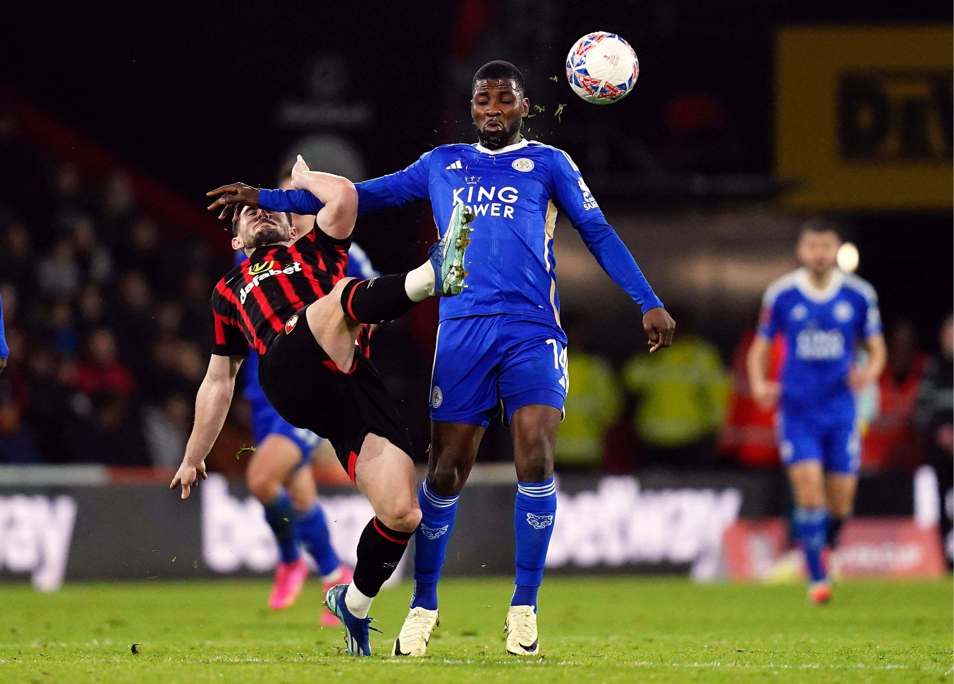  Kelechi Iheanacho, durante un partido con el Leicester.