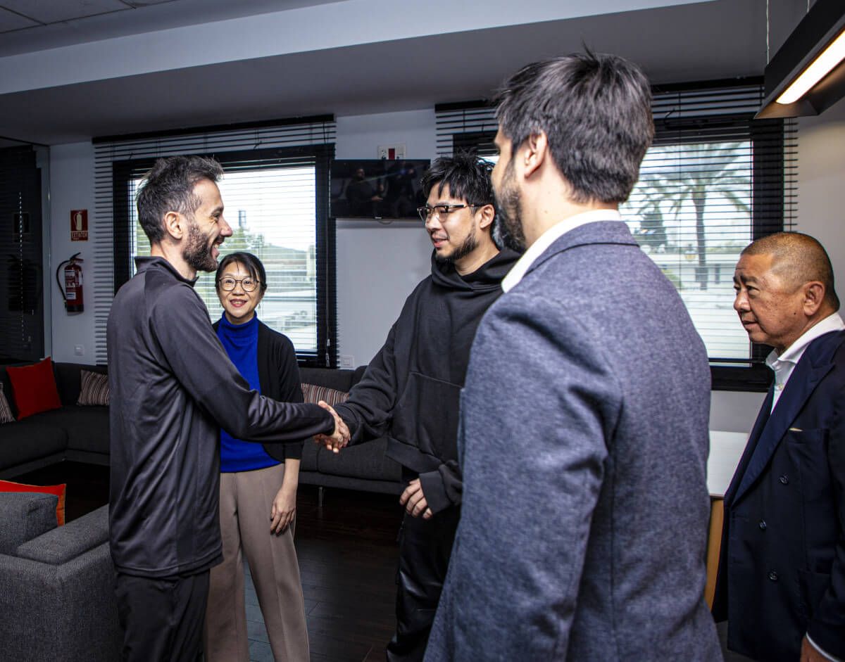  Kiat Lim en Paterna con Carlos Corberán