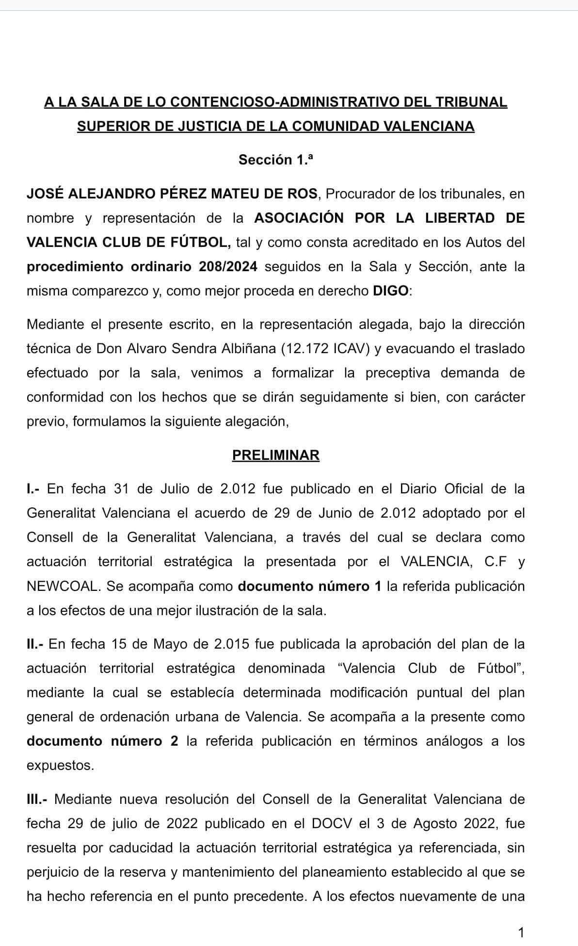 La demanda de Libertad