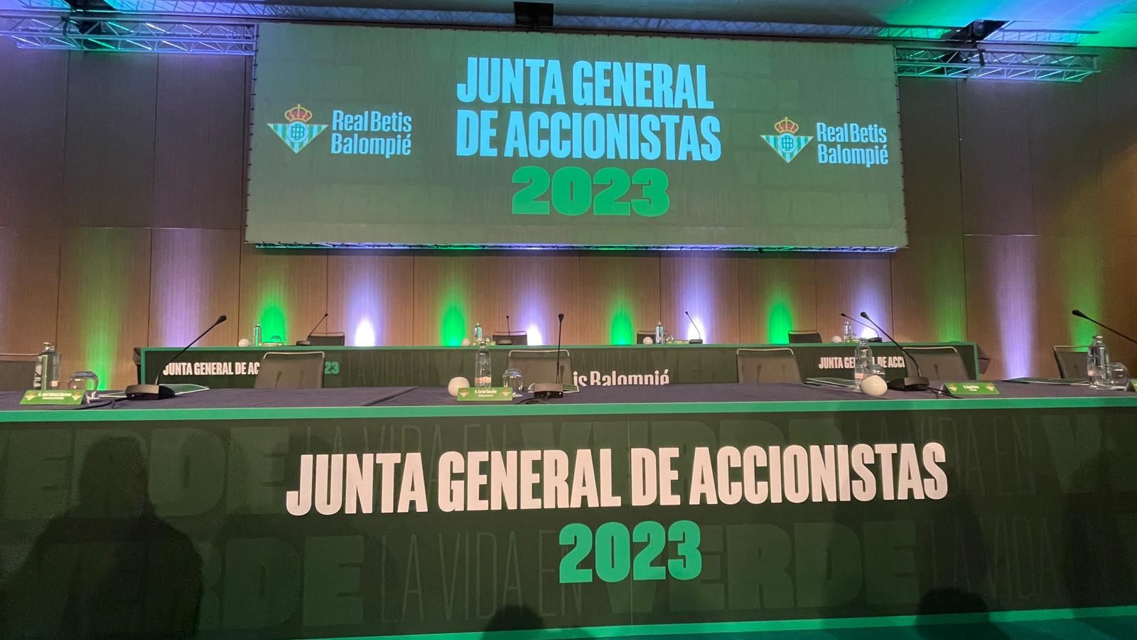 La mesa de la Junta de 2023