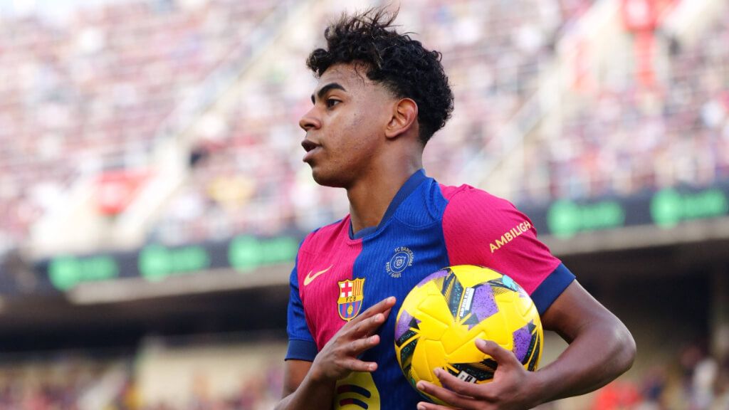  Lamine Yamal, en el partido contra Las Palmas (Cordon Press)