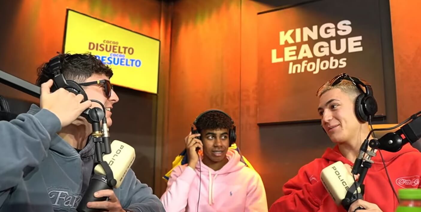  La aparición de Lamine Yamal en la Kings League con los hermanos Buyer en febrero de 2024.