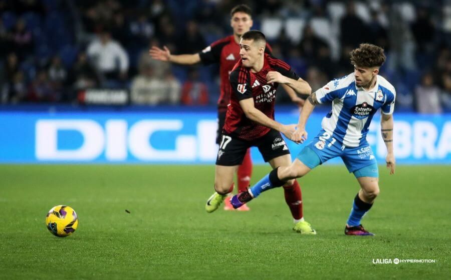  Lance del Dépor-Mirandés en Riazor.