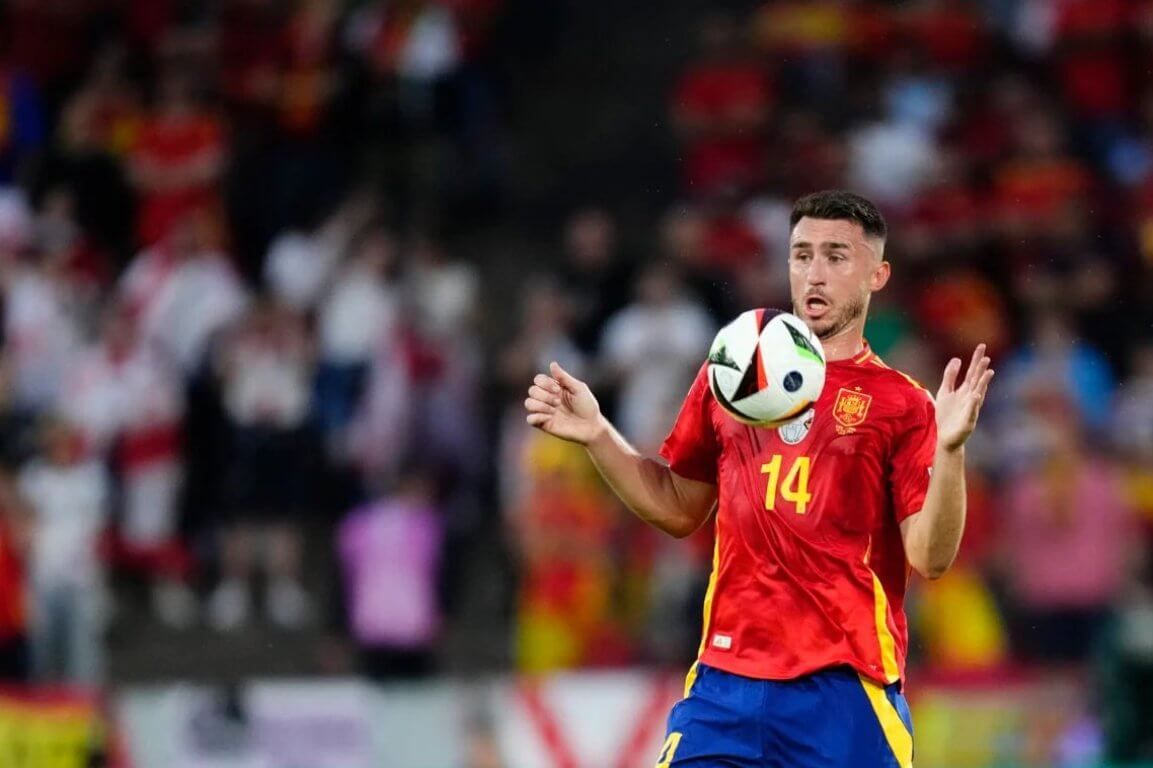 El central Aymeric Laporte, en la Eurocopa de Alemania.