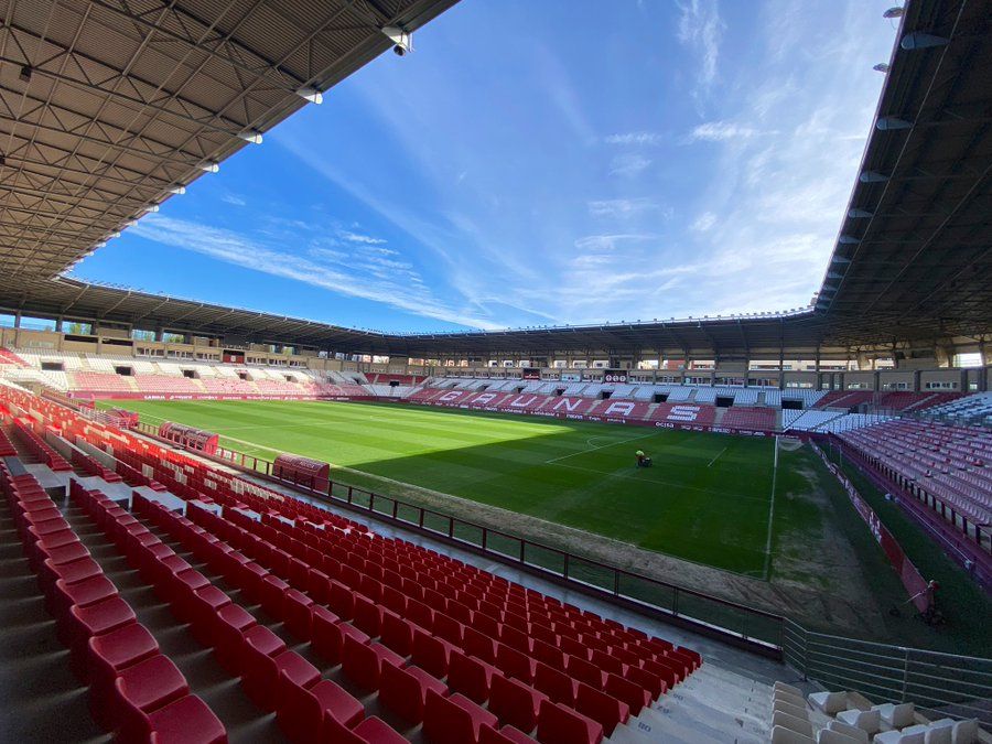  Las Gaunas, escenario del cruce de Copa entre la UD logroñés y el Athletic Club.