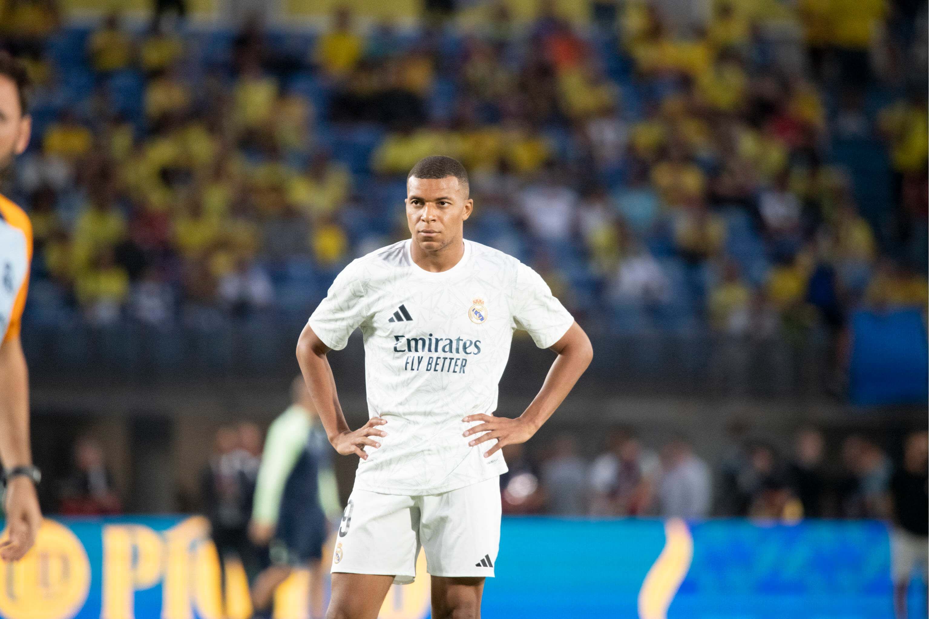  Kylian Mbappé, antes del Las Palmas-Real Madrid.