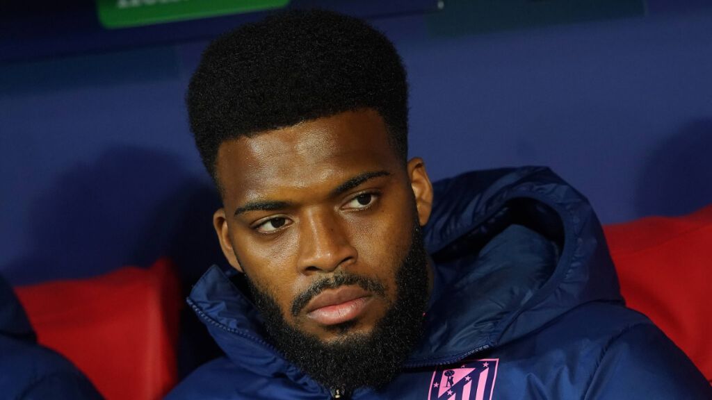 Thomas Lemar, en un partido con el Atlético de Madrid (Cordon Press)