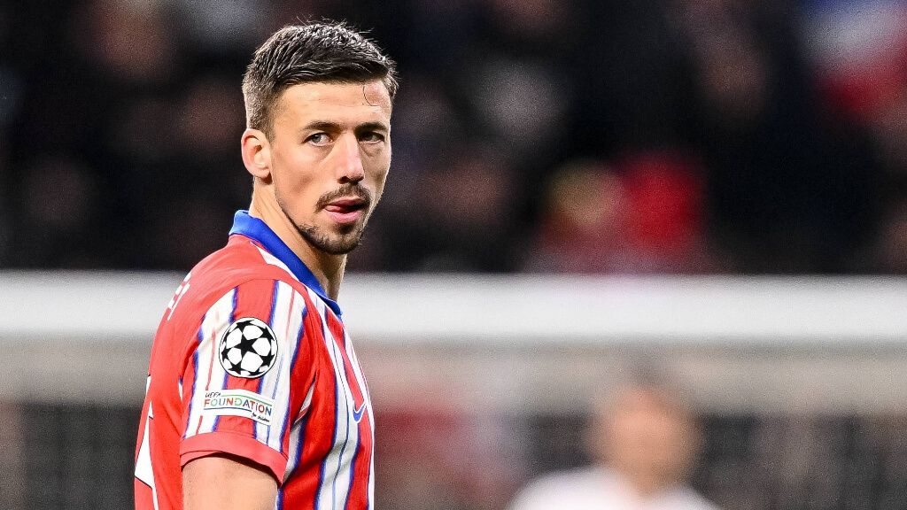  Lenglet, en un partido del Atlético de Madrid (Cordon Press)