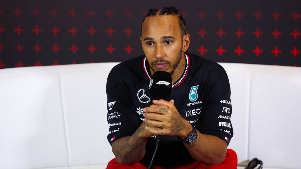  Lewis Hamilton, en el Gran Premio de Silverstone.