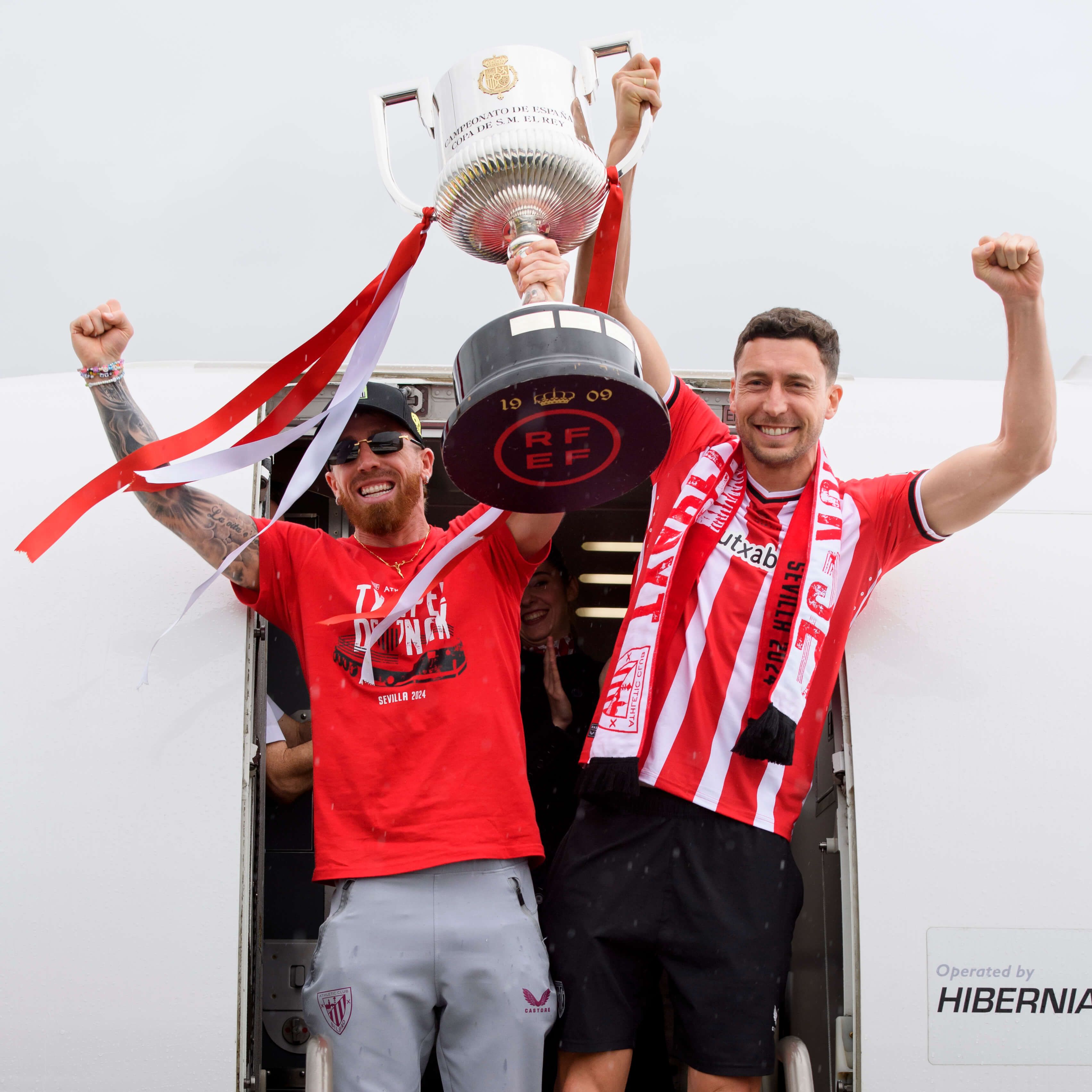  Llegada del Athletic a Bilbao con la Copa del Rey.