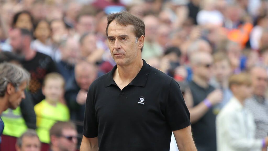  Julen Lopetegui durante un partido del West Ham (Fuente: Cordon Press)
