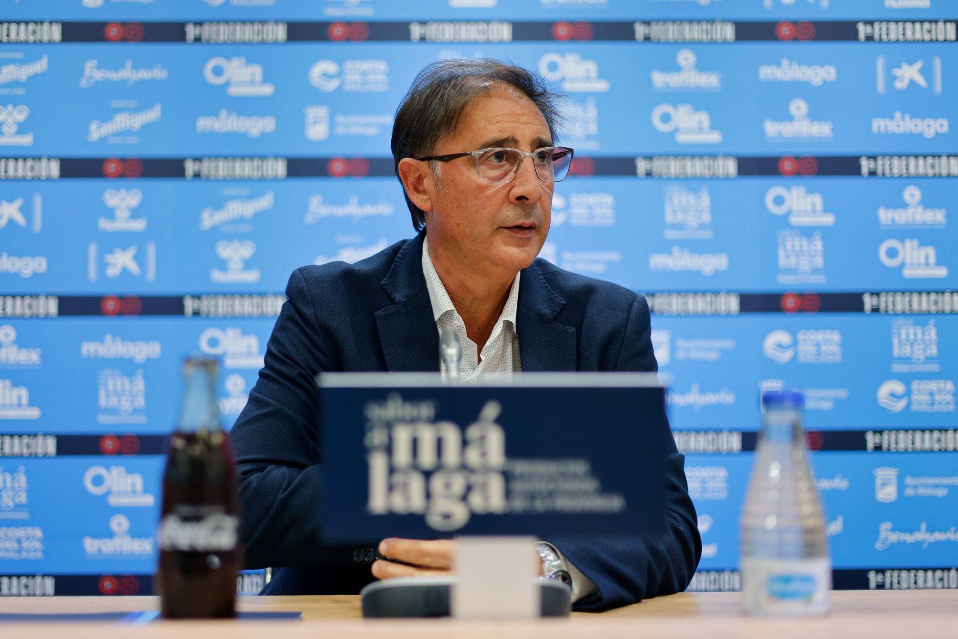  Loren Juarros, en la rueda de prensa de conclusiones tras el mercado de fichajes.