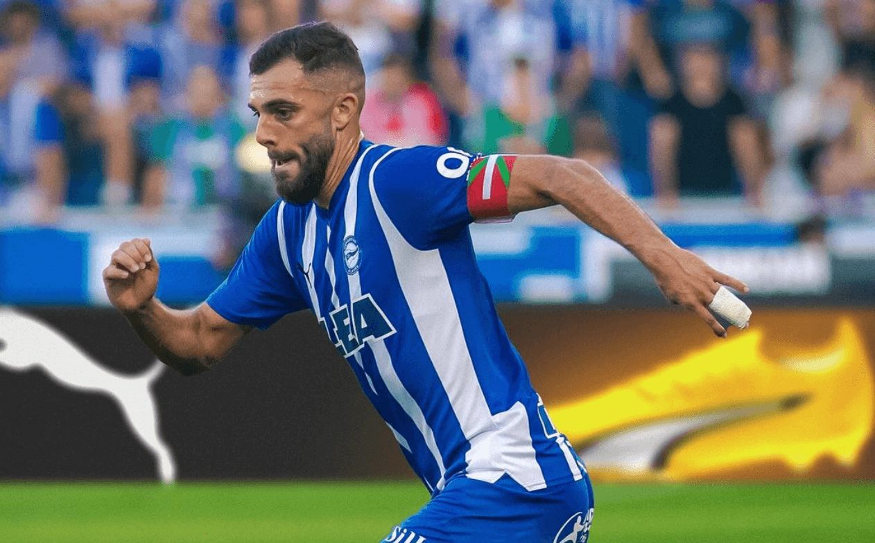  Luis Rioja, con el Deportivo Alavés.