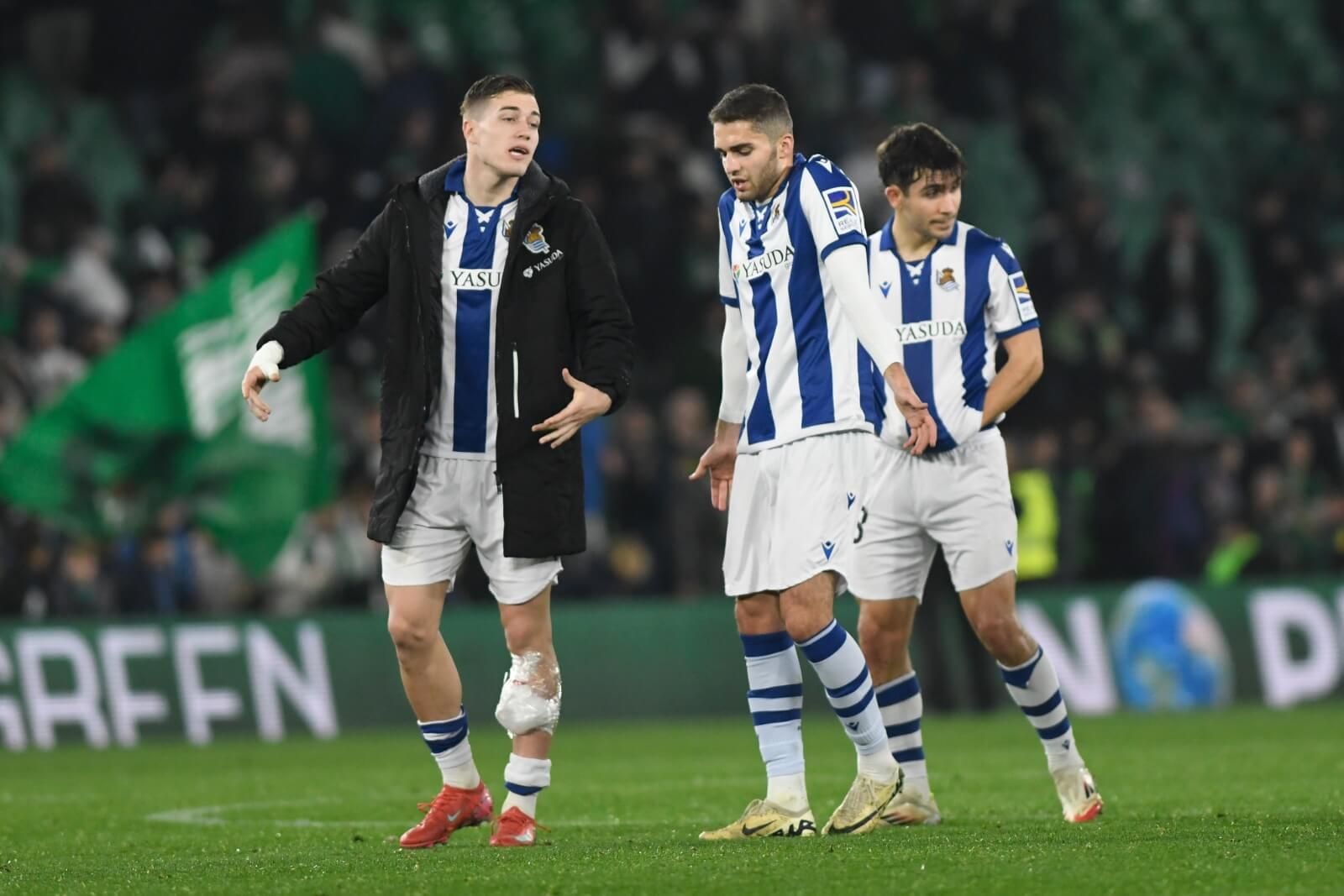 Luka Sucic y Zakharyan en la Real Sociedad.