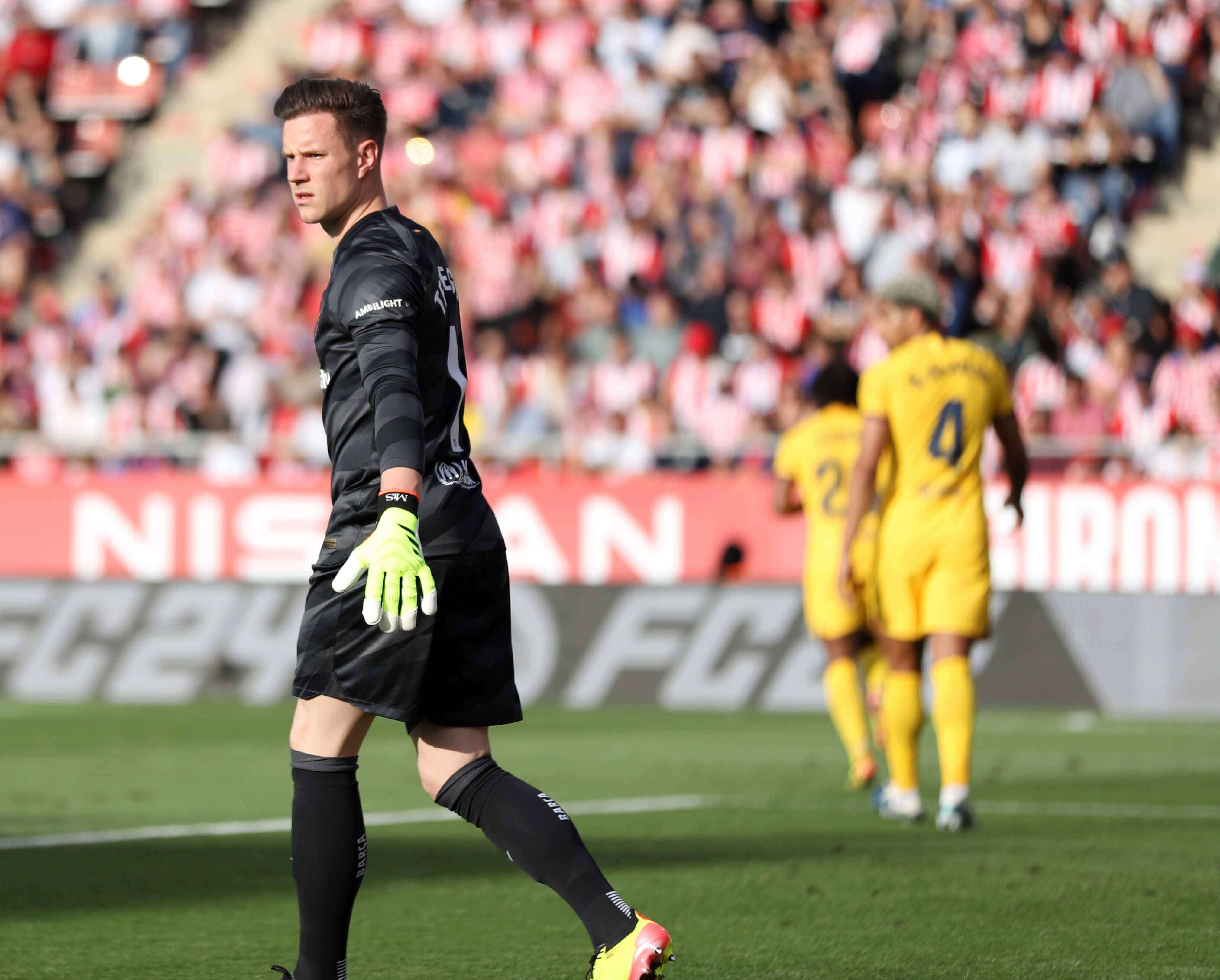  Marc André ter Stegen, durante el Girona-Barcelona.
