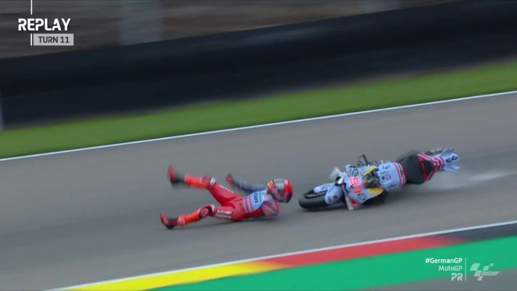  Marc Márquez, en el GP de Alemania.