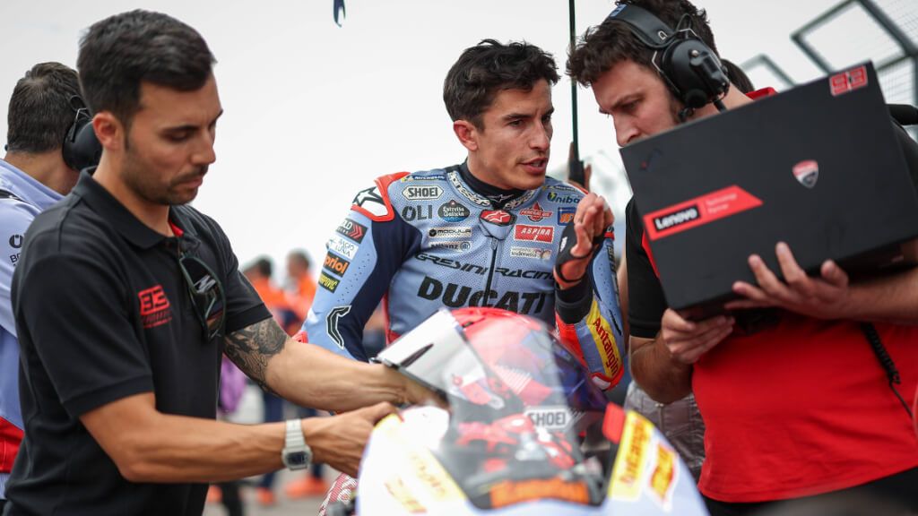  Marc Márquez, en el Gran Premio de Alemania.