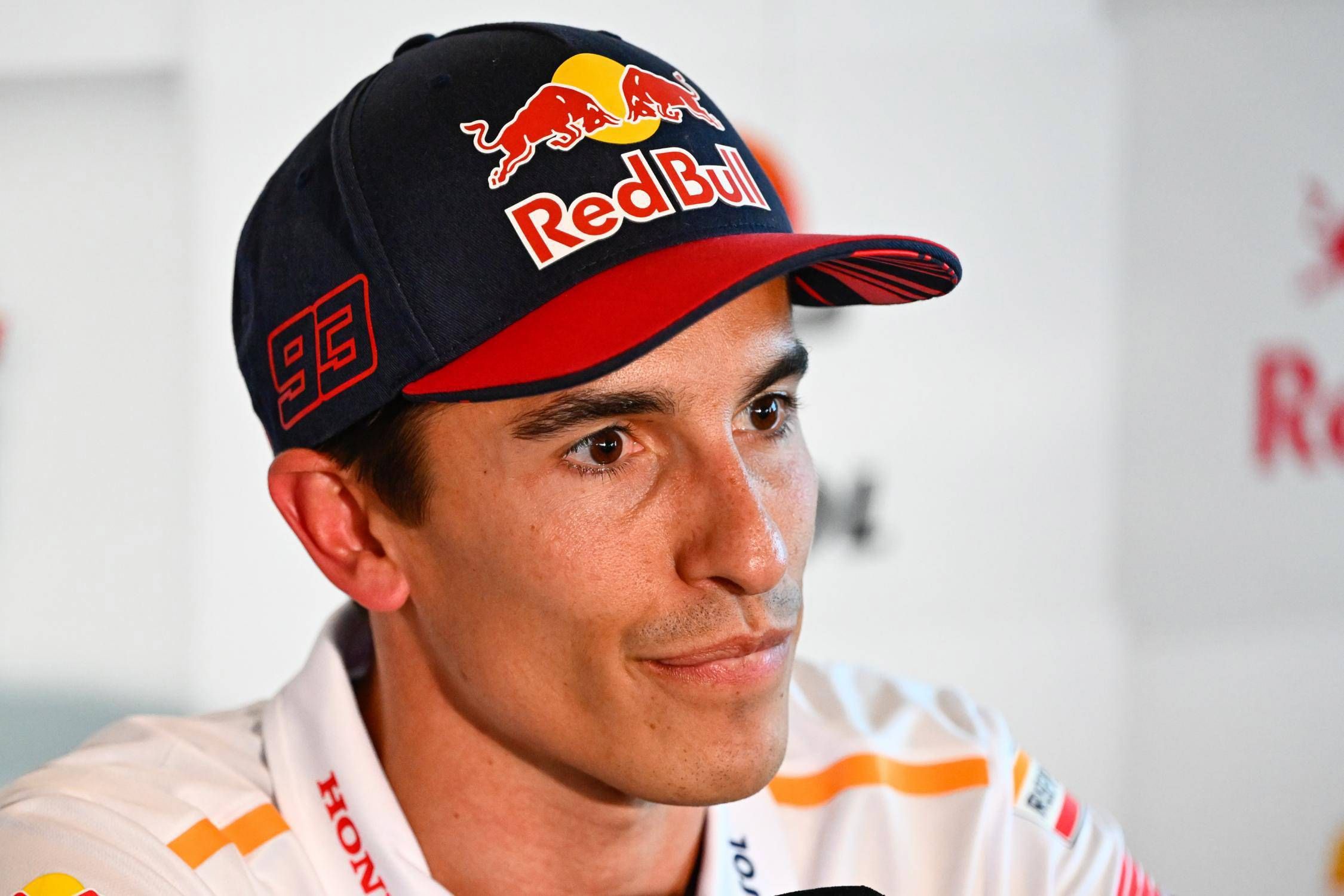  Marc Márquez durante una rueda de prensa en el GP de Jerez.